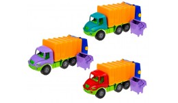 Машина  Атлантіс  сміттєвоз COLOR plast  розмір іграшки 580х200х250 мм