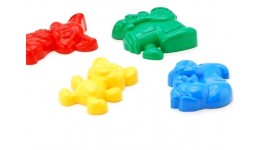 Пісочний набір Кроха №2 чотирі великі пасочки COLOR plast 160*150*110 мм