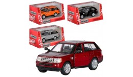 Машинка метал KINSMART KT5312W RANGE ROVER .відкр.дв. резин. кол.  4 колор. кор 16*8 5*7 5cm