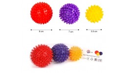 М'яч дитячий масажний кольоровий ТМ ТехноК  арт.7457 діаметр 8 3см