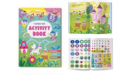 Книга з наліпками Activity-book. Чарівні феї наліпки 85 шт. 16 стор. р.210*290мм КБ