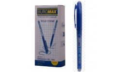 ПИШИ-СТИРАЙ ручка гелева BUROMAX 8301-01 EDIT  0.7 мм сині чорнила (12 штук в упаковці)/144