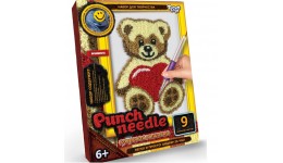 Килимова вишивка 01-05 Punch needle Ведмедик 2  ТМ Danko toys(рос.мова на упаковці)