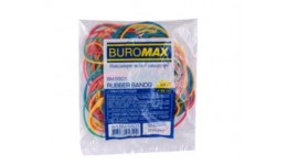 Гумка для банкнот BUROMAX 5501  50г асорті (1/400)