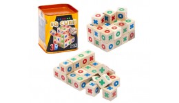 Гра настільна  Хрестики-нулики  IQ Cube  в коробці 9х9х10 см TM Danko Toys (1/9)