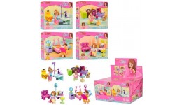 Констр. для дівчат SLUBAN M38-B0800  Girls Dream  від 42 дет. 4 вида 8 шт в диспл.  29*15*19 см