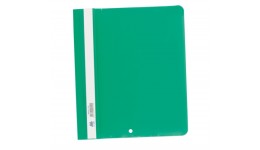 Папка-швидкозшивач BUROMAX 3312-04  А5 пластик зелена (12) /240