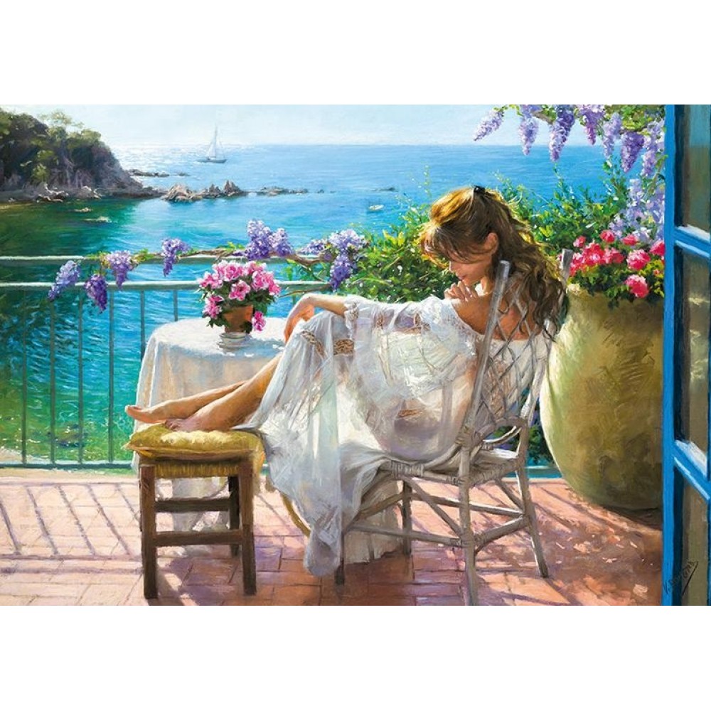 Пазл CherryPazzi 2000 (50064) Красуня та синє море  100х70 см