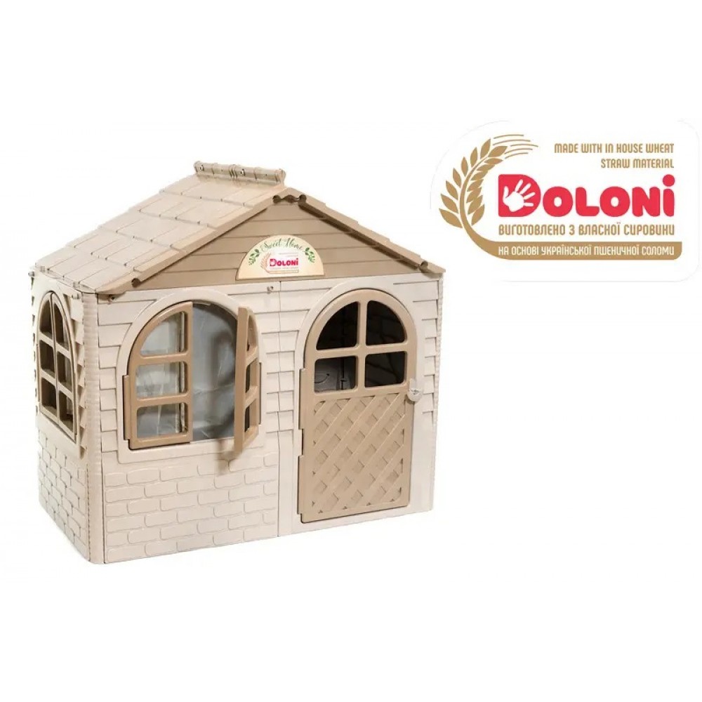 Будиночок з шторками МАЛИЙ арт.02550/s01eco розмір 129х120х69 см DOLONI в коробці