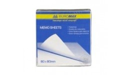 Блок паперу BUROMAX 2200 д/нотаток білий склеєний 80*80*30мм (1/30)