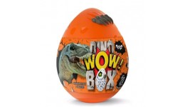 Яйце динозавра (велике) (скелет динозавра пластилін пісок гіпс) Dino WOW Box  27*27*35 см (1/2)
