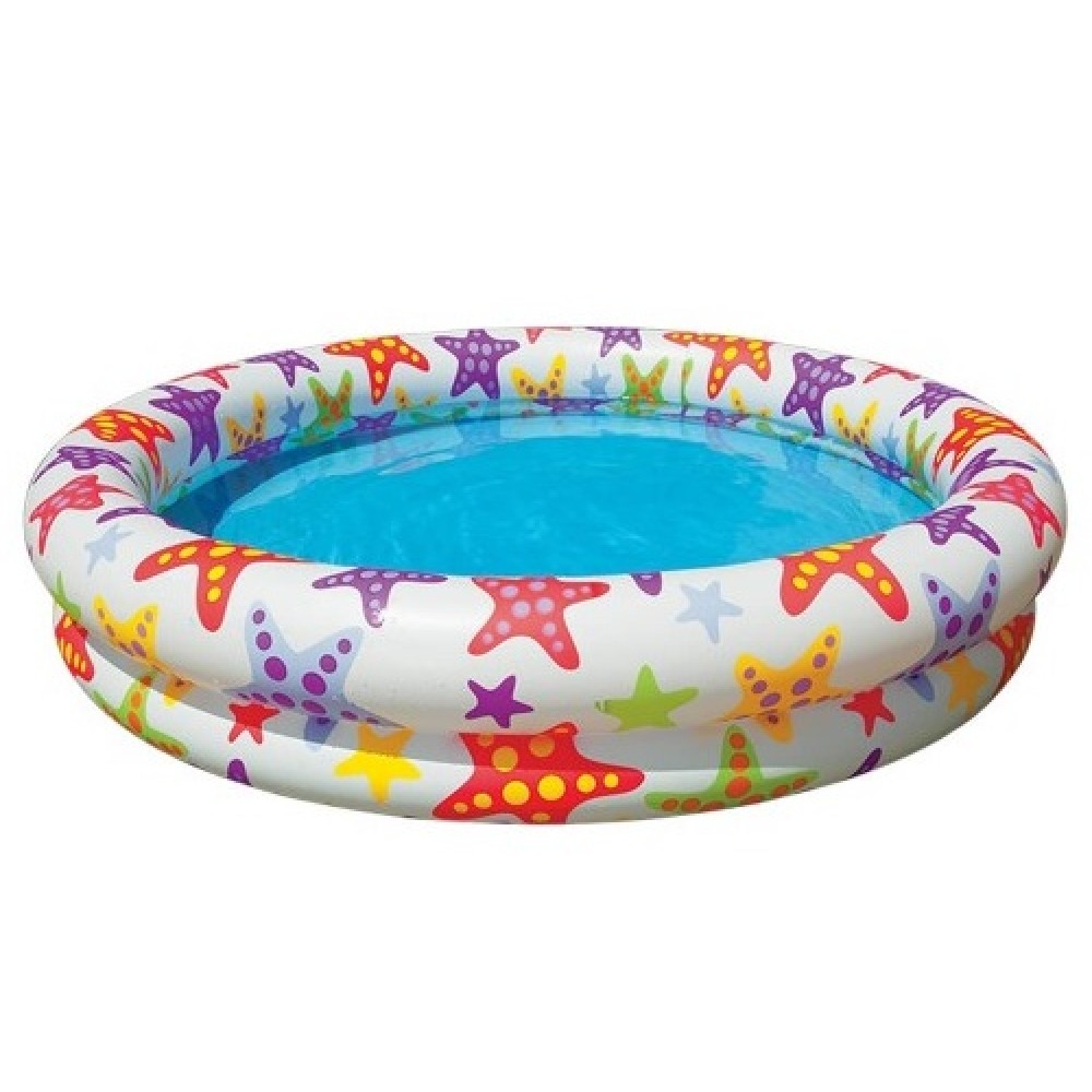 Басейн INTEX  Морська зірочка   59421 на 2 секціі в кульку  р.122*25см