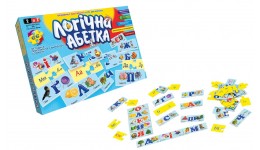 Гра пазл навчальна  Логічна абетка   66 елементи в кор.р.19х28х3см ТМ Danko Toys (1/12)