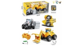 Трюковий Екскаватор на радіокеруванні GC169-B10 акум.USB.муз.світ.оберт.2кол кор.р.35х13х15см