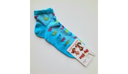 Шкарпетки дитячі р.22 колір БІРЮЗОВИЙ - 70% бавовна  30% поліамід