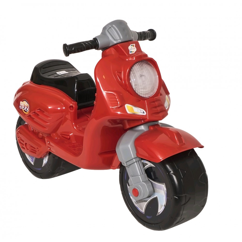 Скутер (каталка  біговел) ЧЕРВОНИЙ (Оріон) 740х270х510 арт.502