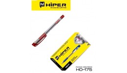 Ручка масляна HIPER HO- 175 Next 4км  червона 0 7мм (10 шт. в упаковці)