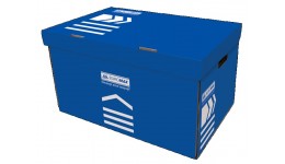 Короб д/архівних боксів BUROMAX 3270-02 картон. 580х390х265мм СИНІЙ (1)