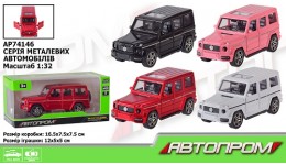 АВТОПРОМ Машина метал AP74146 1:32 5 кольорів  відч.двері  в коробці 16.5*7.5*7.5см