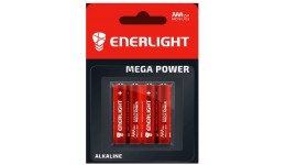 Батарейка ENERLIGHT MEGA Power AAА/LR03 (S4) 1*4шт (4/40/480)