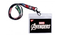 Бейдж на шнурку горизонтальний YES Marvel.Avengers  р.9х6 см  довжина стрічки 90см