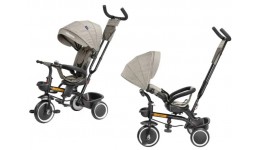 Велосипед триколісний TILLY MAGNUM T-3814  колеса поліурет. регул.спинка  з фарою Бежевий