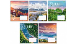 Зошит 96 лінія арт767420 Colors of nature 1В (5 штук в упаковці)