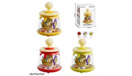 Дзига AY001 тваринки з кульками 3 кольори в коробці 20.3*15*15 см