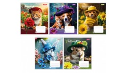 Зошит 18 лінія 767256 Charming companions 1B (25шт в упаковці)