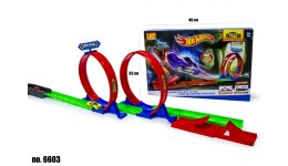 Трек  Hot Wheels  6603  машинка інерційна  в коробці р.49х33см