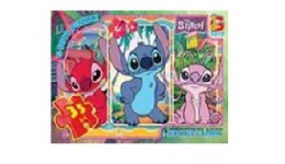 Пазли G-Toys   35 елементів Стіч SC604 розмір зібраного пазлу 21х30 см в коробці 19х13см