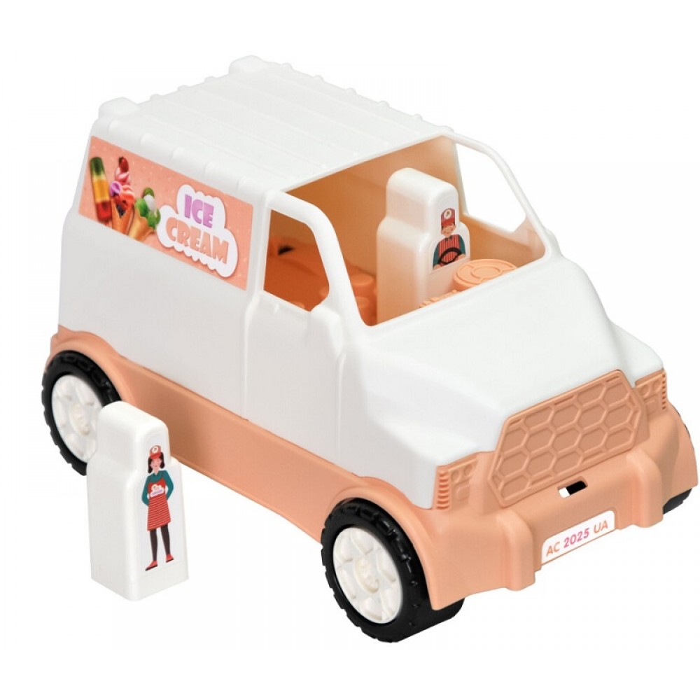 Авто  Smart Wheels  фургон з морозивом р.15х26х15см Tigres