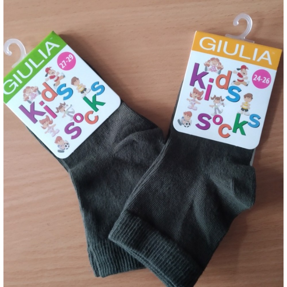 Шкарпетки дитячі 22 (33-35) KSL COLOR calzino-jungle (хакі) бавовна 74% поліамід 22% еластан 4%