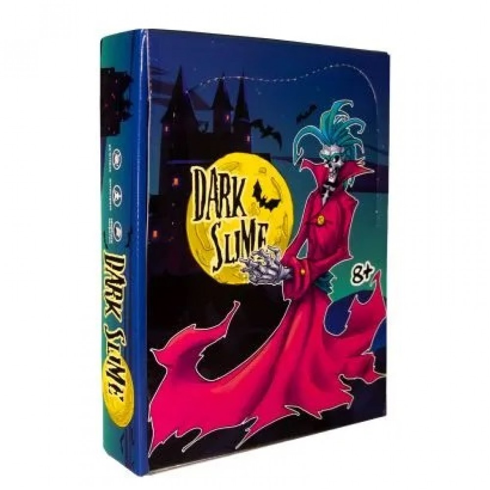 Слайм 71829 (укр)  Dark slime - з декором  - 0 100 кг  в асортименті  в блоці 12 шт (1/12)