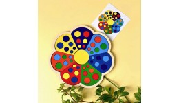 Дерев`яна іграшка Сортер з картками  Квітка-семибарвниця-1  ПСД043