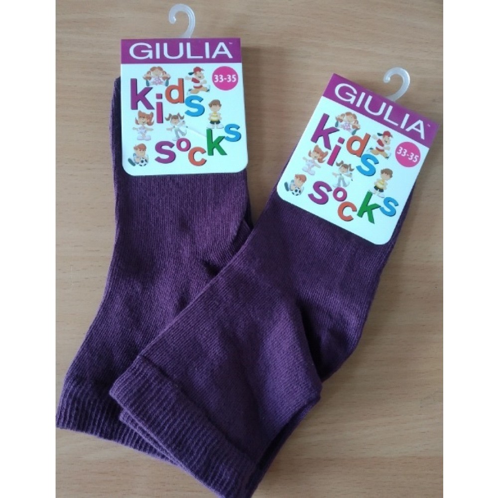 Шкарпетки дитячі 16 (24-26) KSL COLOR calzino-dark violet бавовна 74% поліамід 22% еластан 4%