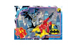 Пазли G-Toys   35 елементів Бетмен BAT05 розмір зібраного пазлу 21х30 см в коробці 19х13см