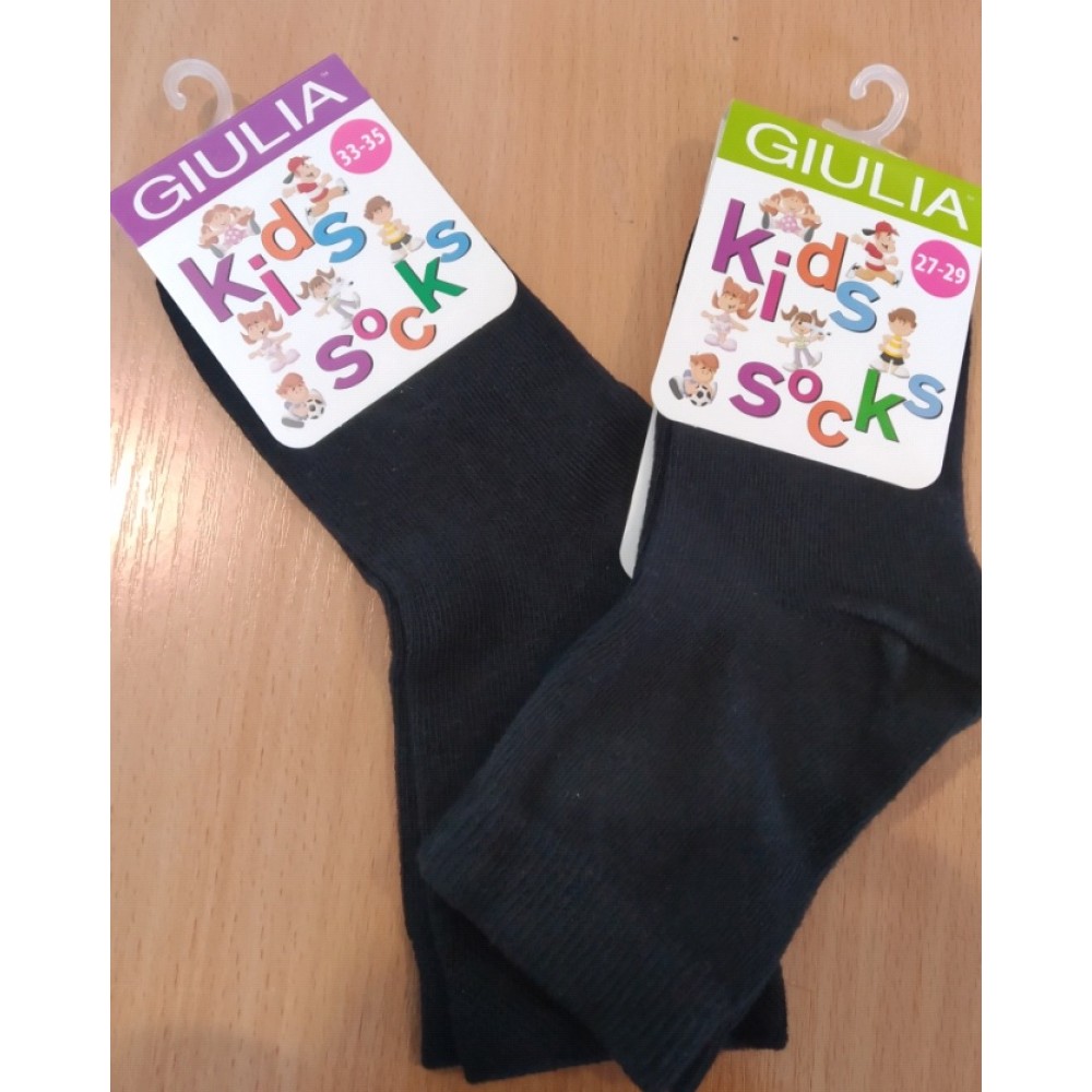 Шкарпетки дитячі 16 (24-26) KSL COLOR calzino-black(ЧОРНИЙ) бавовна 74% поліамід 22% еластан 4%