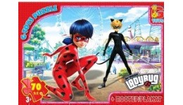 Пазли G-Toys   70 елем Леді Баг 1007