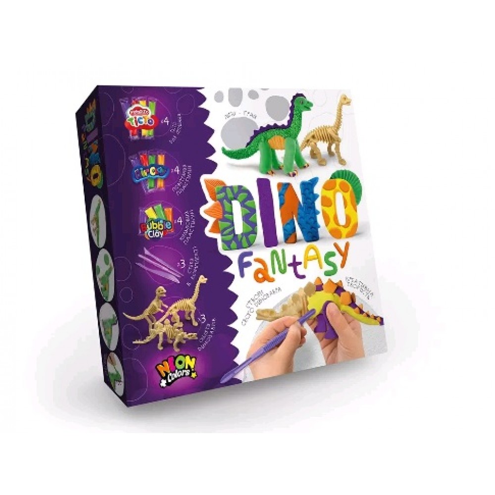 Тісто для ліпки  Dino Fantasy  (коробка) ТМ Dankotoys