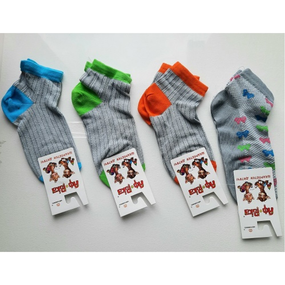 Шкарпетки дитячі р.22 колір  СІРИЙ - 70% бавовна  30% поліамід