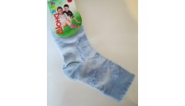 Дитячі шкарпетки DUNA 457 демі  18-20 блакитні 70%бавовна  27%поліамід  3%еластан