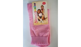 Дитячі шкарпетки DUNA 457 демі  20-22 рожеві 70%бавовна  27%поліамід  3%еластан