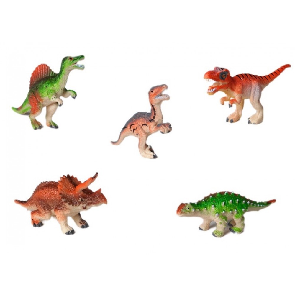 Динозаври 001  маленька фігурка з карточкою в пакеті 7*9 см