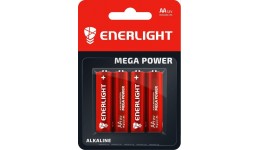 Батарейка лужна ENERLIGHT MEGA Power AA/LR6 (S4) 1*4шт (4/40/480)