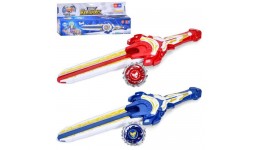 BEYBLADE Дзиґа на запуску F6180  дзига(метал) 5 5см меч 40см  2 кольори  в кор-ці  40х16х8см