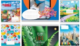 Зошит 18 клітинка  Тверда 41201 Мікс 18КВ2 (20 штук в упаковці)