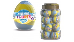 Антистрес-лизун Флаффі  ОКТО 81004  в яйці TM Lovin 40 мл Патріотичні 30 шт.в банці (1/30/120)