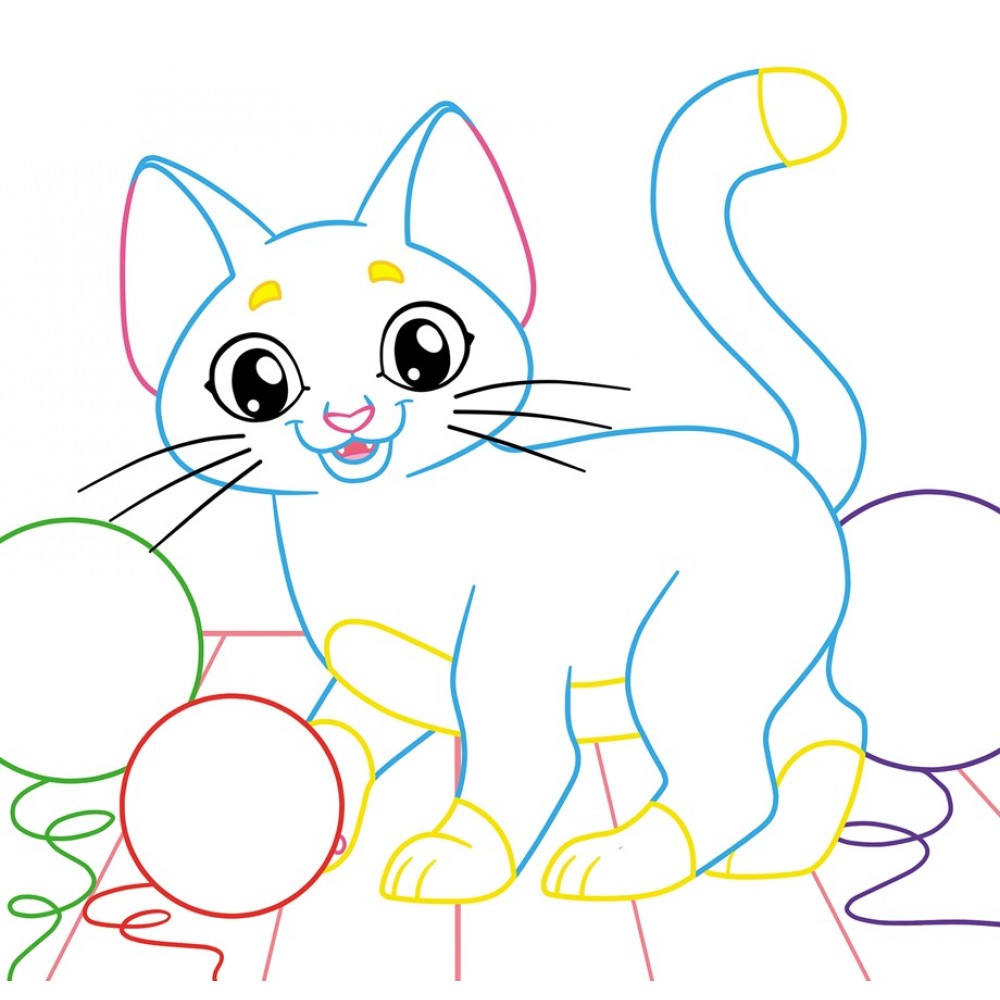 Чарівні розмальовки із секретними візерунками: Котики та песики. КБ