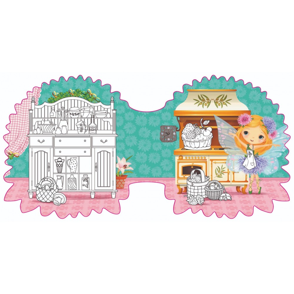 Квіткові феї: Айстра. 48 наліпок (укр.мова) вид-во Кристалбук 8 стор 216*216мм